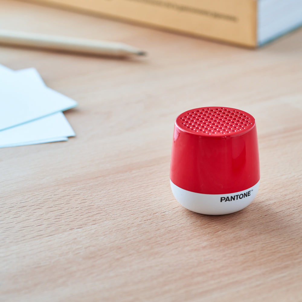 Lexon Mino+ Mini Bluetooth Speaker PANTONE - 2035 Red — image 3