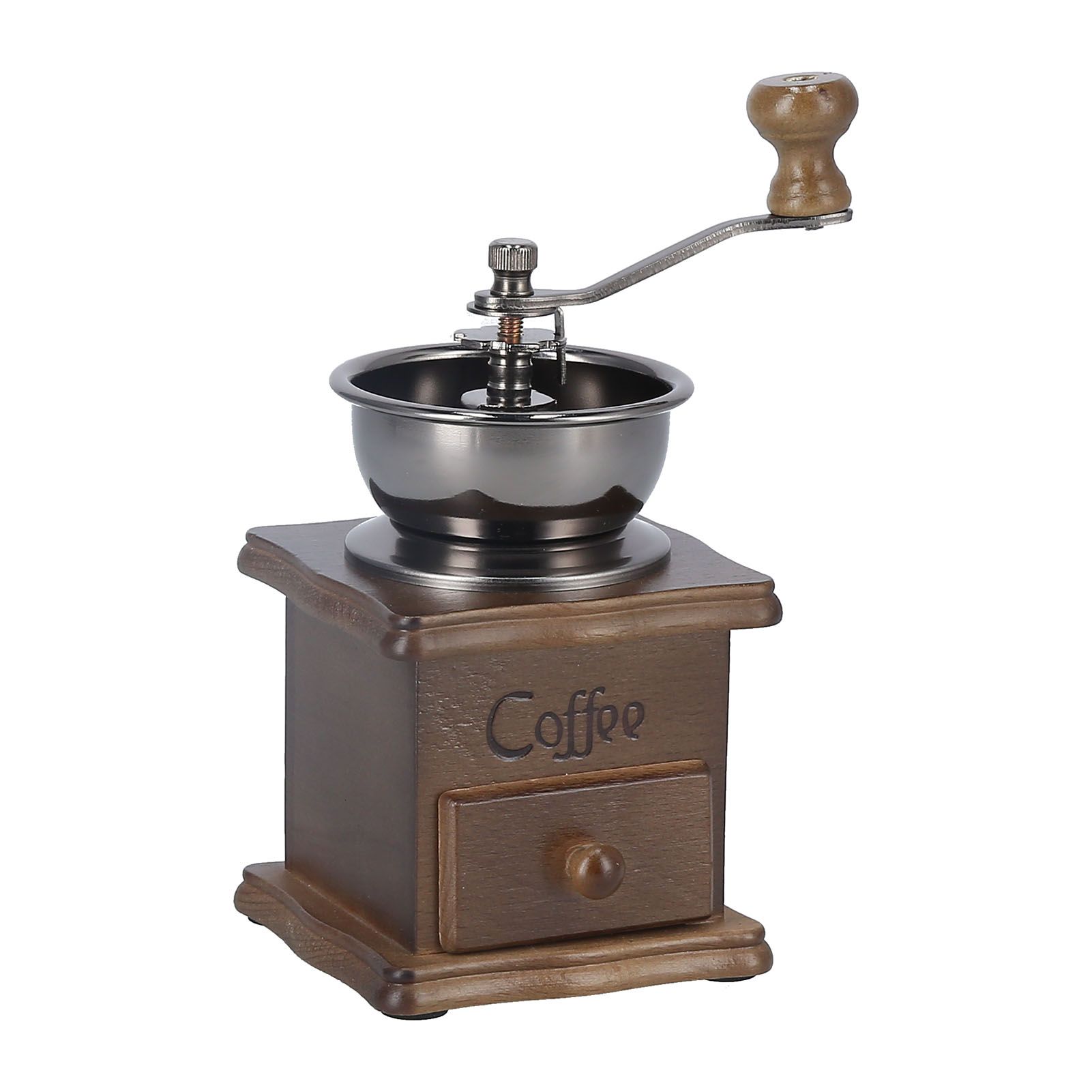 Manual Coffee Grinder Portable Retro Classic Fine Polished Pull Out Coffee Bean Grinder โ image 3