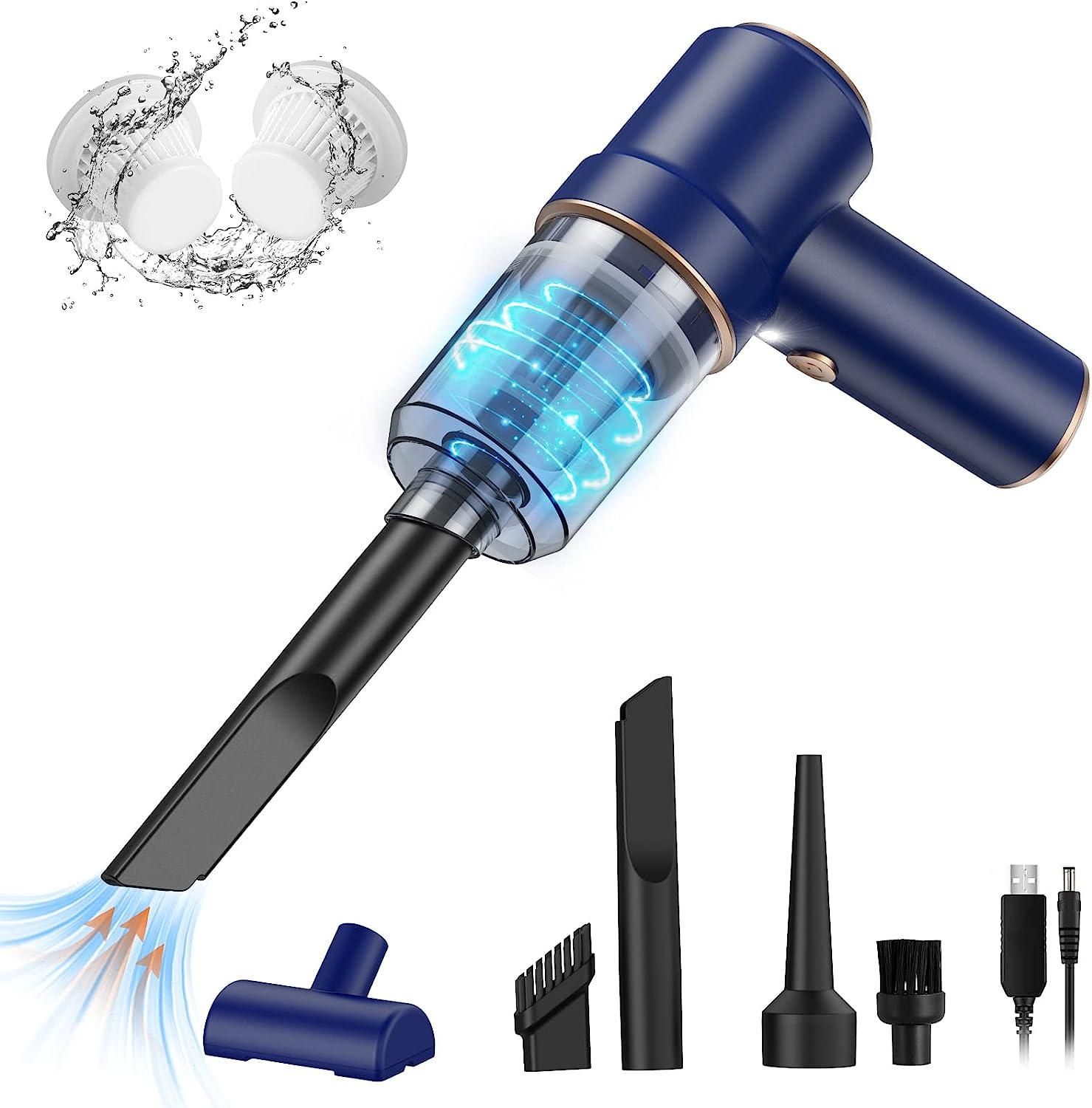 Handheld Car Vacuum Cleaner for Car Home Office Pet-Blue โ image 5