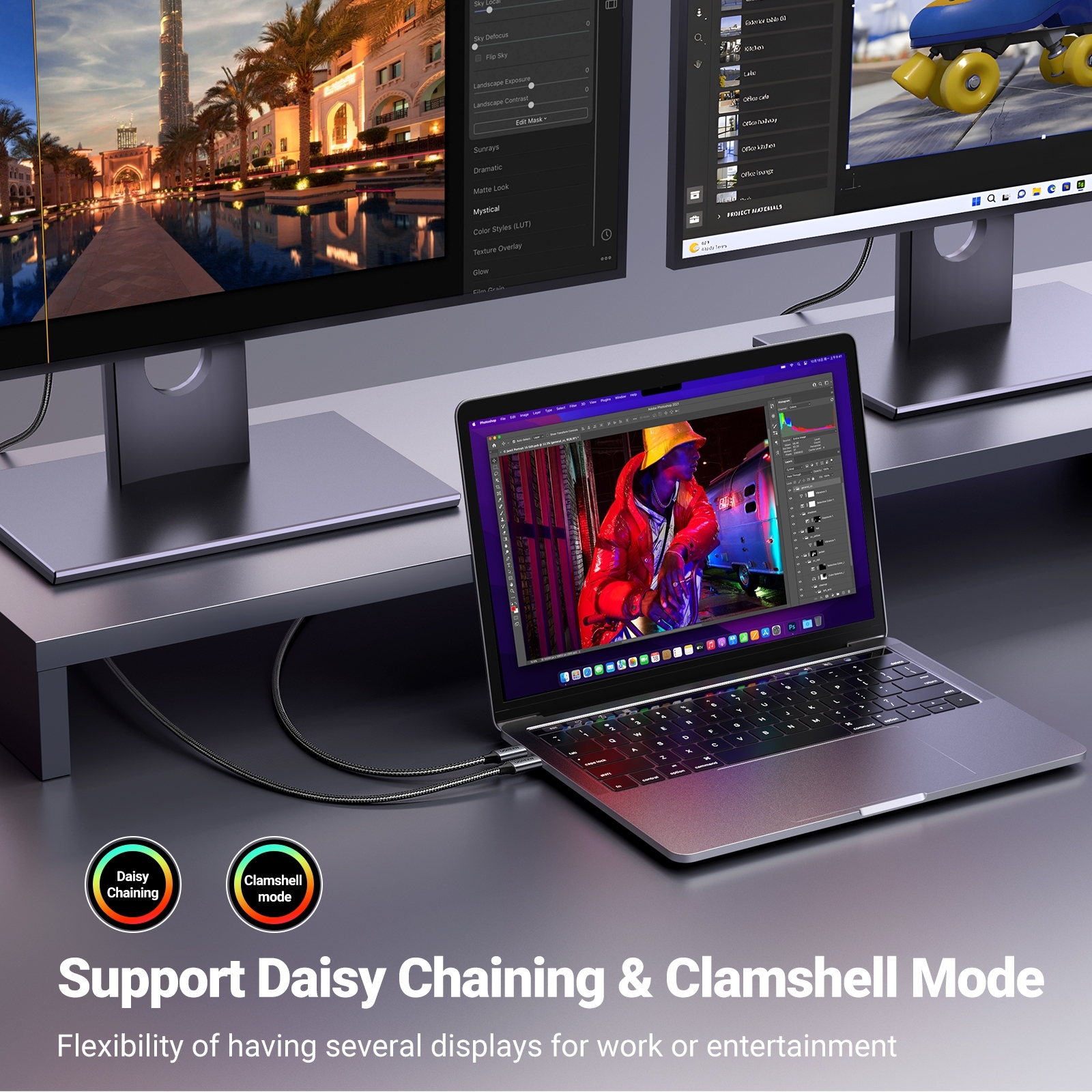 UGREEN 25158 USB-C to DisplayPort 8K Cable 2m โ image 6