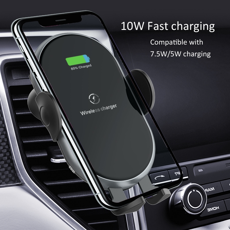 C366: Automatic Clamping Wireless Car Charger,with backlight — image 4
