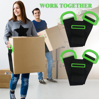 Adjustable Moving Straps with Handles – 2-Pack Heavy-Duty Furniture Lifting Belt for Boxes, Mattresses & Appliances (Up to 600 lbs) — image 5