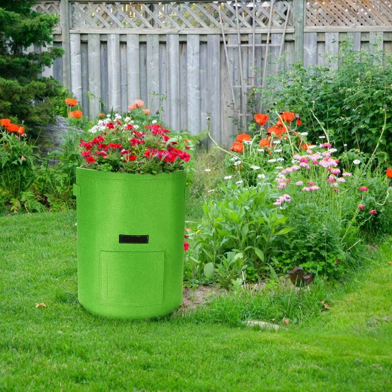 Potato Grow Bags, 2 pcs 40L/10 Gallon Vegetable Bag, Non-Woven Fabric Planting Bag With Window, Garden Vegetable Bag โ image 4