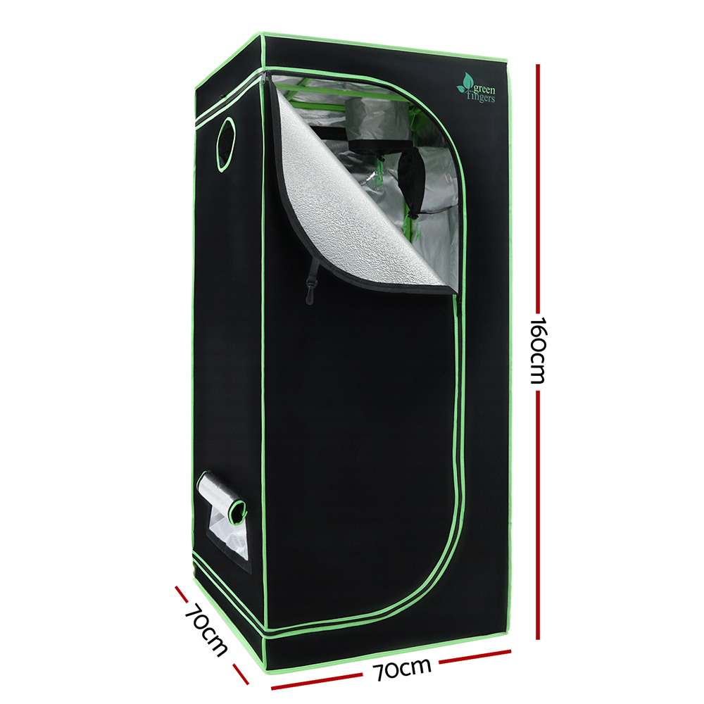 Greenfingers Grow Tent 70x70x160CM 1680D Hydroponics Kit Indoor Plant Room System — image 2