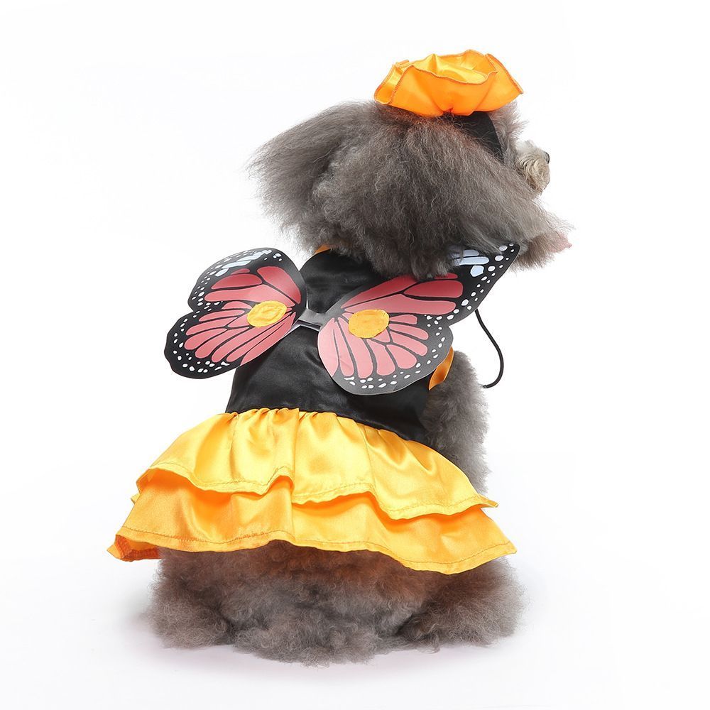 L Size Smoky Quartz Pet Costume, Fancy Dress for Halloween & Christmas, Lightweight for 5-6.5 kg Dogs and Cats