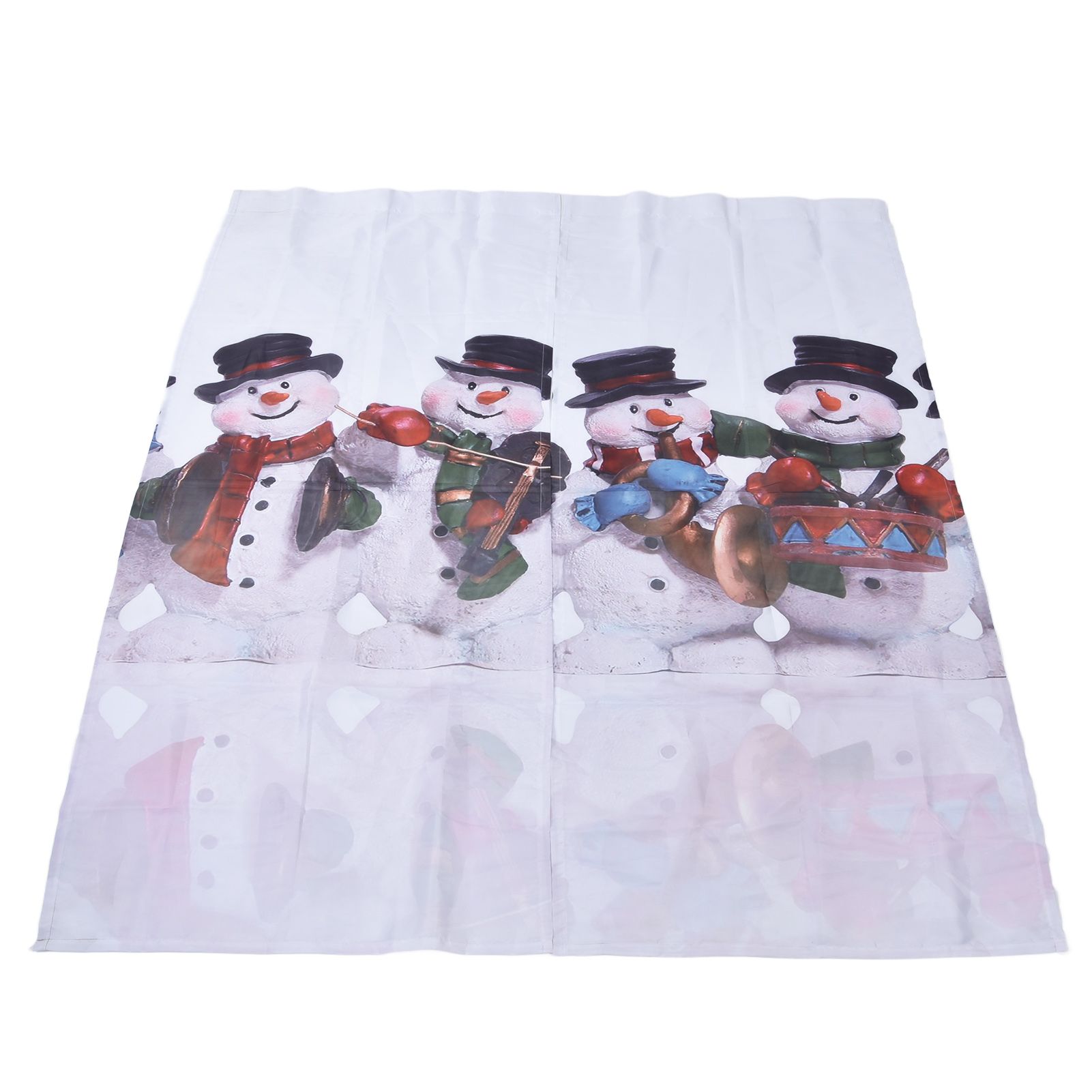 Digital Printing Blackout Curtain Snowman Pattern Blind Shade Window Drapes for Bedroom Living Room170x200cm Christmas Style 2 — image 5