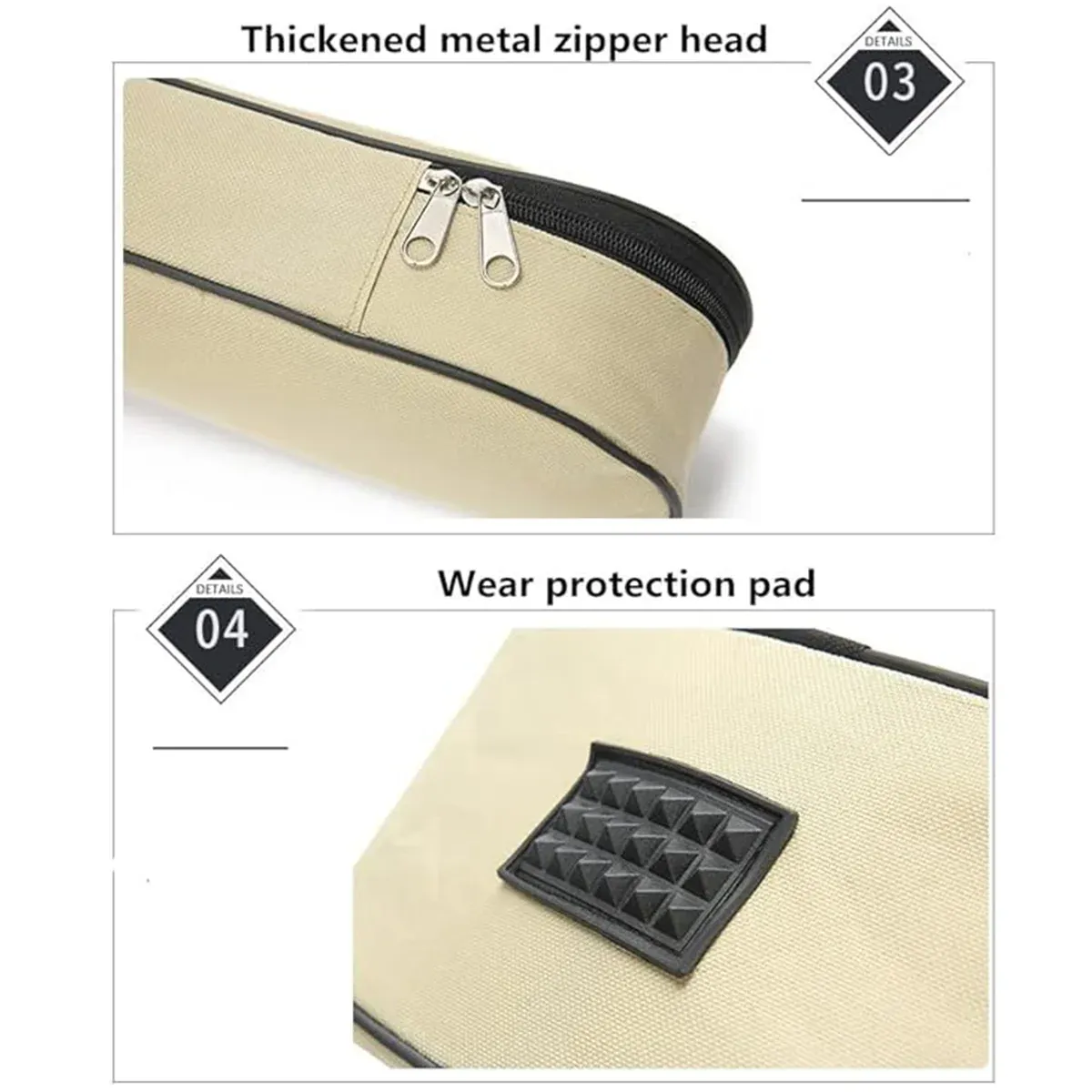 41Inch Wood Guitar Bag Basic Model 5MM Thick Cotton Double Strap Soft Guitar Bag — image 6