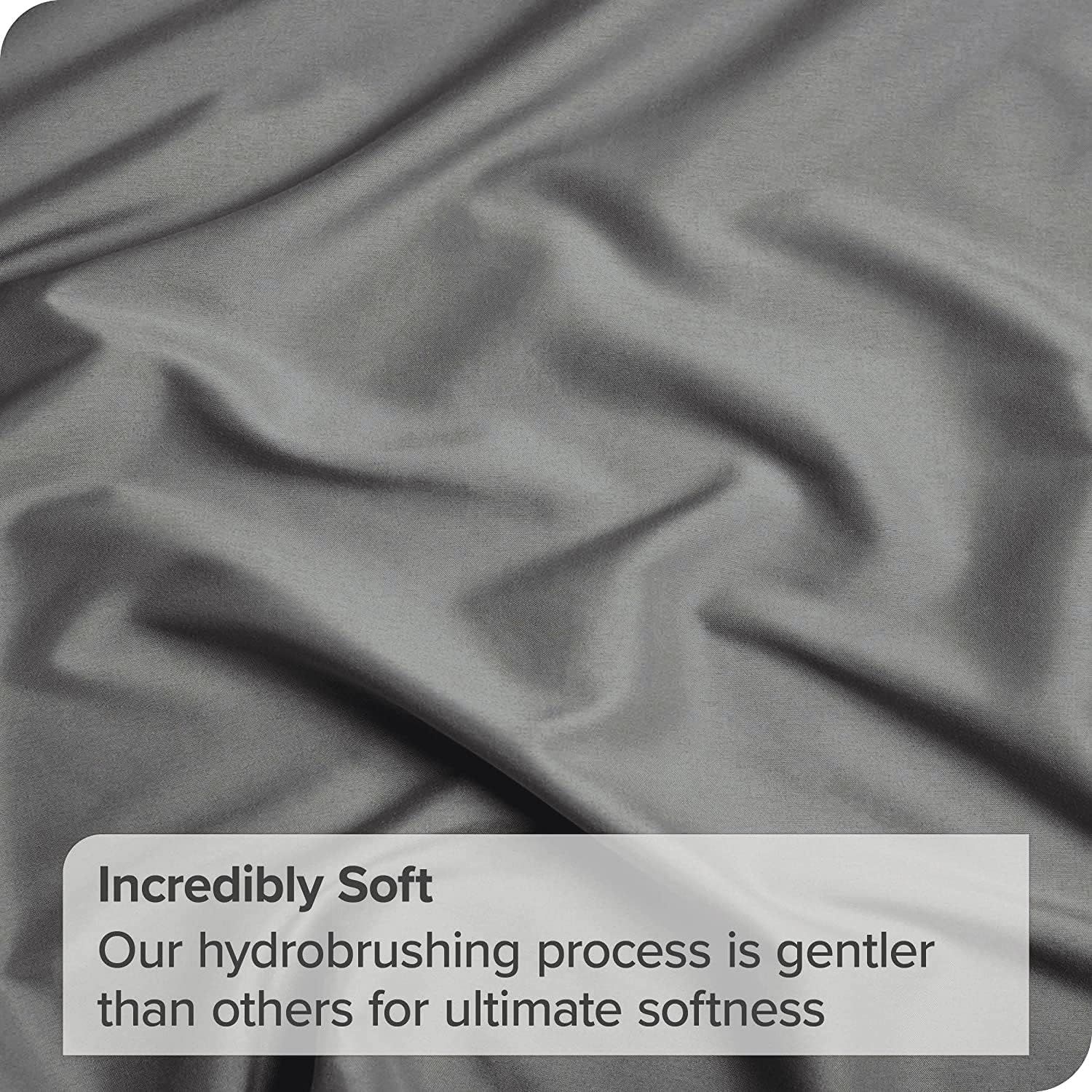 Elegant Comfort Premium Hotel Quality 1-Piece King Flat Sheet, Luxury and Softest 2000 Thread Count Bedding Flat Sheet(King,Grey) — image 3