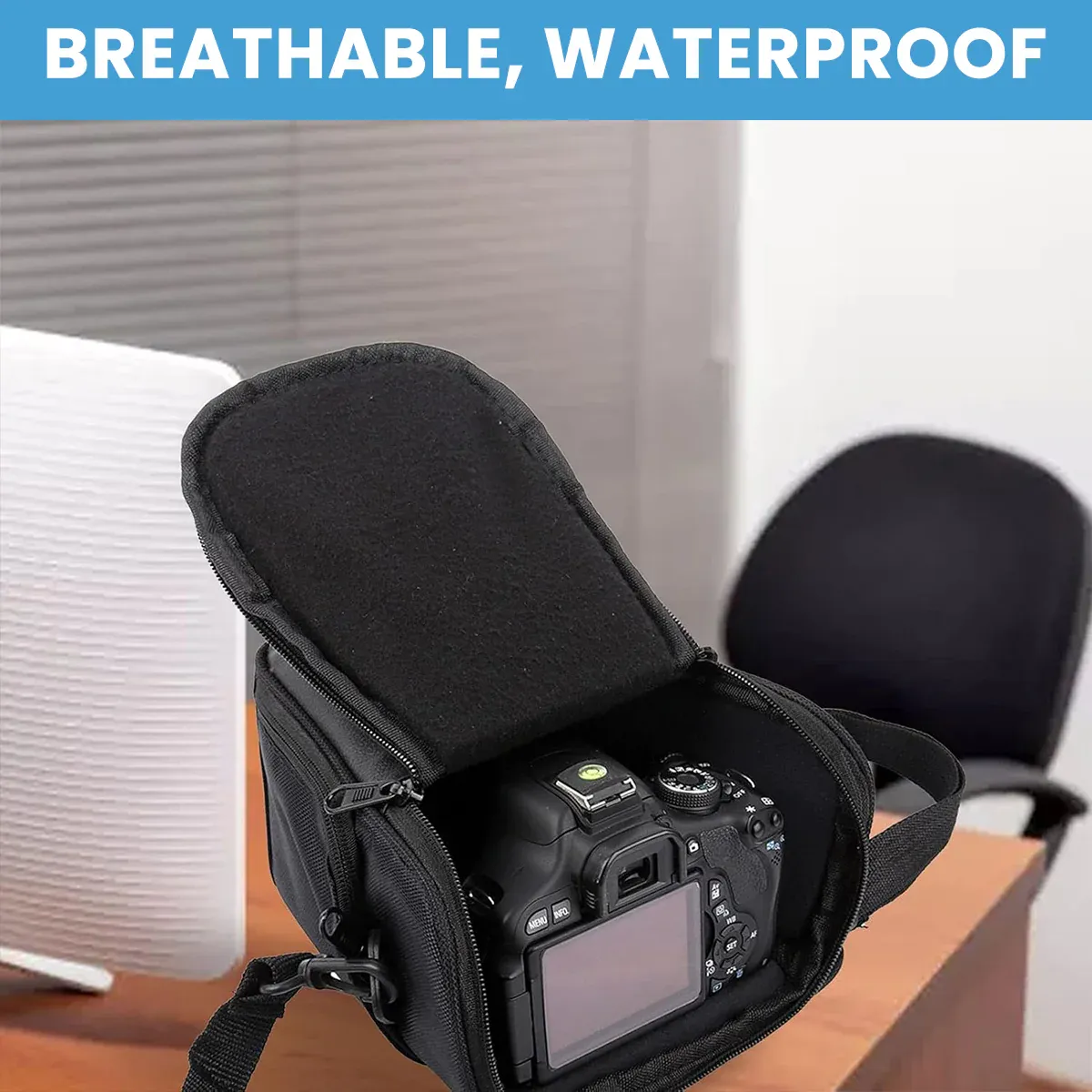 DSLR Camera Bag Triangle Style Mirrorless Cameras Waterproof Shockproof Durable — image 5