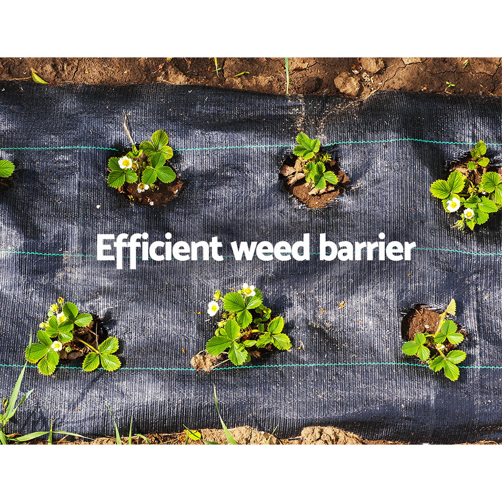 Instahut 1.83x30m Weed Mat Woven Fabric Weed Mat Control Matting Garden Plant โ image 6