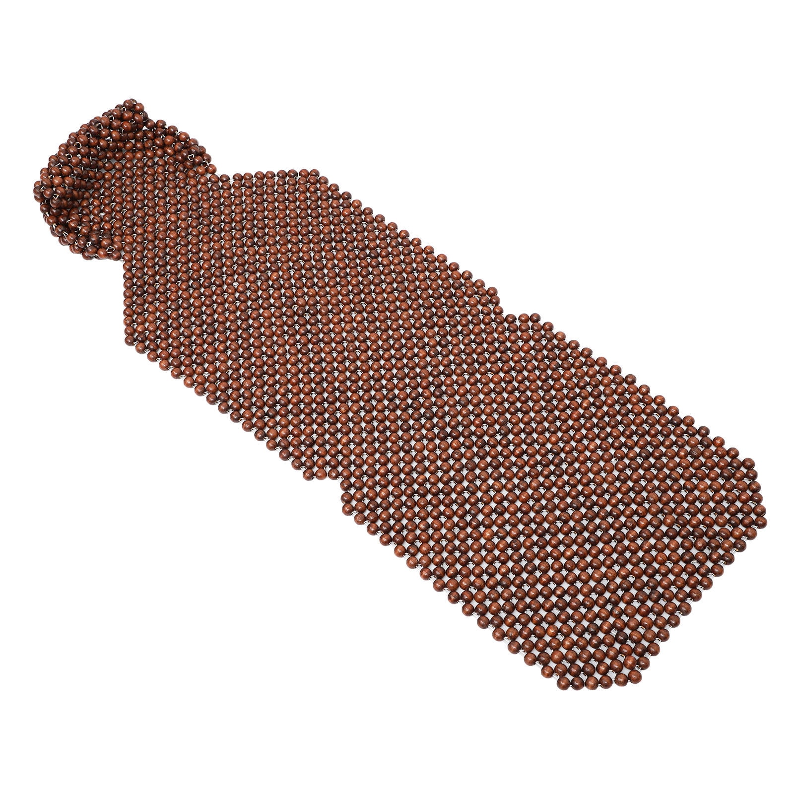 Car Seat Pads Wooden Beads Seat Cushion Breathable Coffee 1 Pc 53.45 × 17.68 × 0.79 inch — image 6