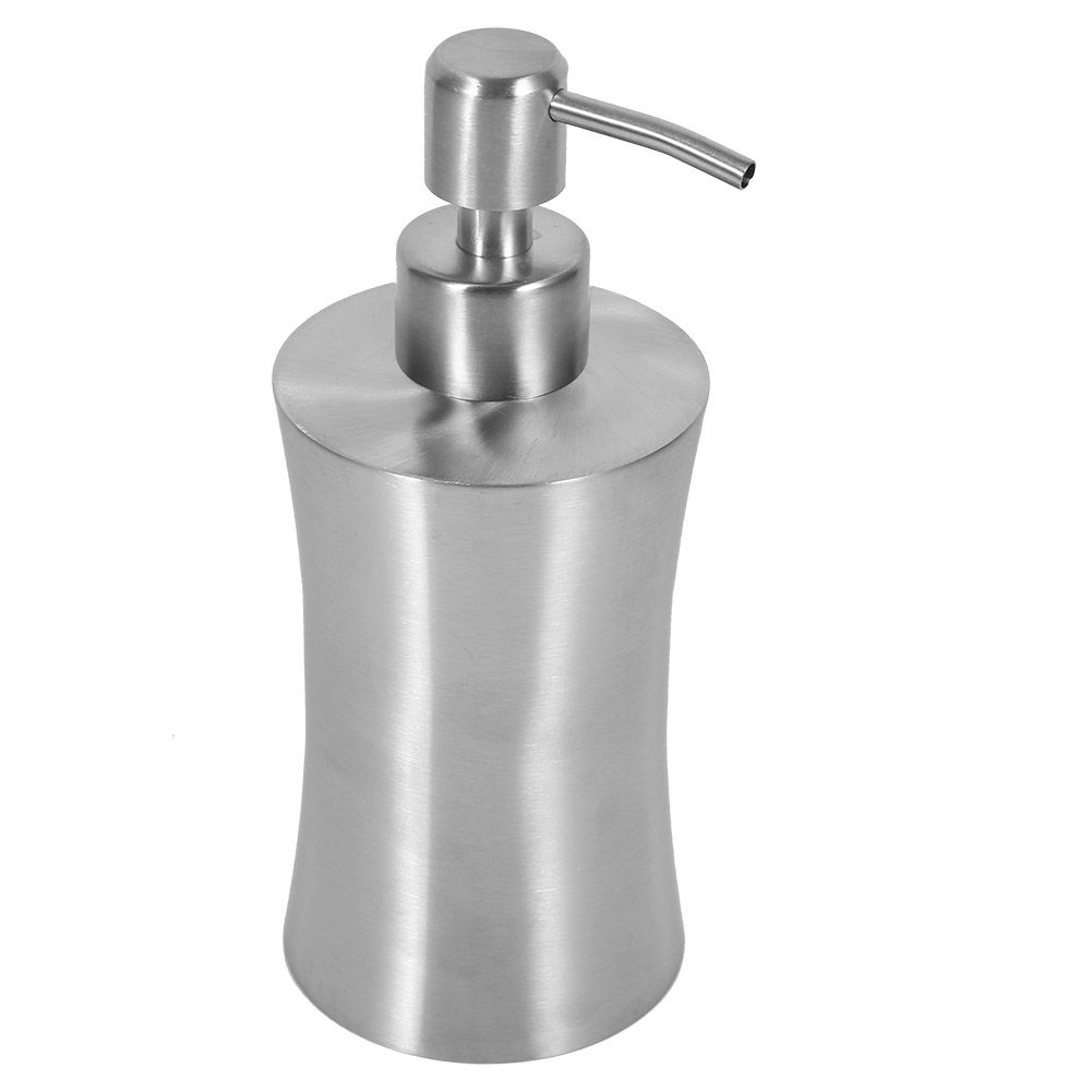 304 Stainless Steel Bathroom Shower Pump Lotion Dispenser Liquid Bottle (250ml) — image 2