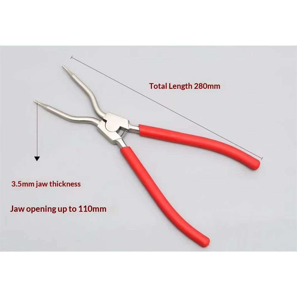Disassemble and assemble the rubber ring position of the drum washing machine door, clamp spring pliers, spring stopper ring, disassemble, clean and repair โ image 5