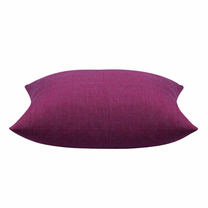 Pack of 4 Elements Deep Red Solid Base Colour Square Cushion Covers — image 4
