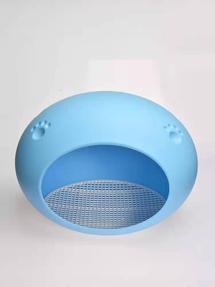 YES4PETS Medium Cave Cat Kitten Box Igloo Cat Bed House Dog Puppy House-Blue โ image 2