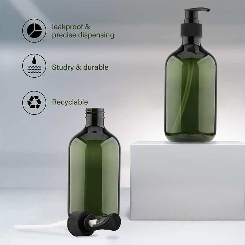 3 pcs 5Ooml Pump Bottles, Shampoo Bottle, Refillable Liquid Dispensers Dispenser Bottle, Empty Refillable Pump โ image 3