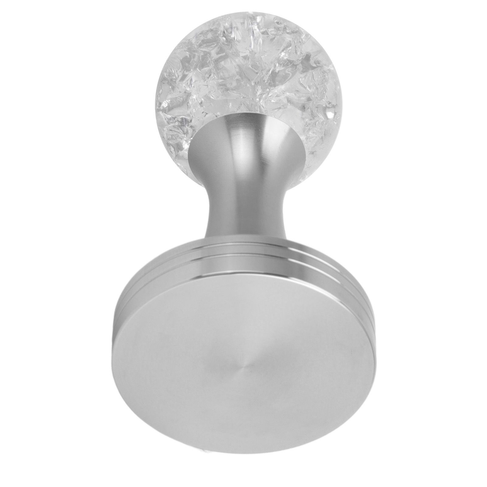 Crystal Ball Coffee Flat Tamper Stainless Steel Base Powder Hammer for Coffee Accessories Silver 51mm โ image 6