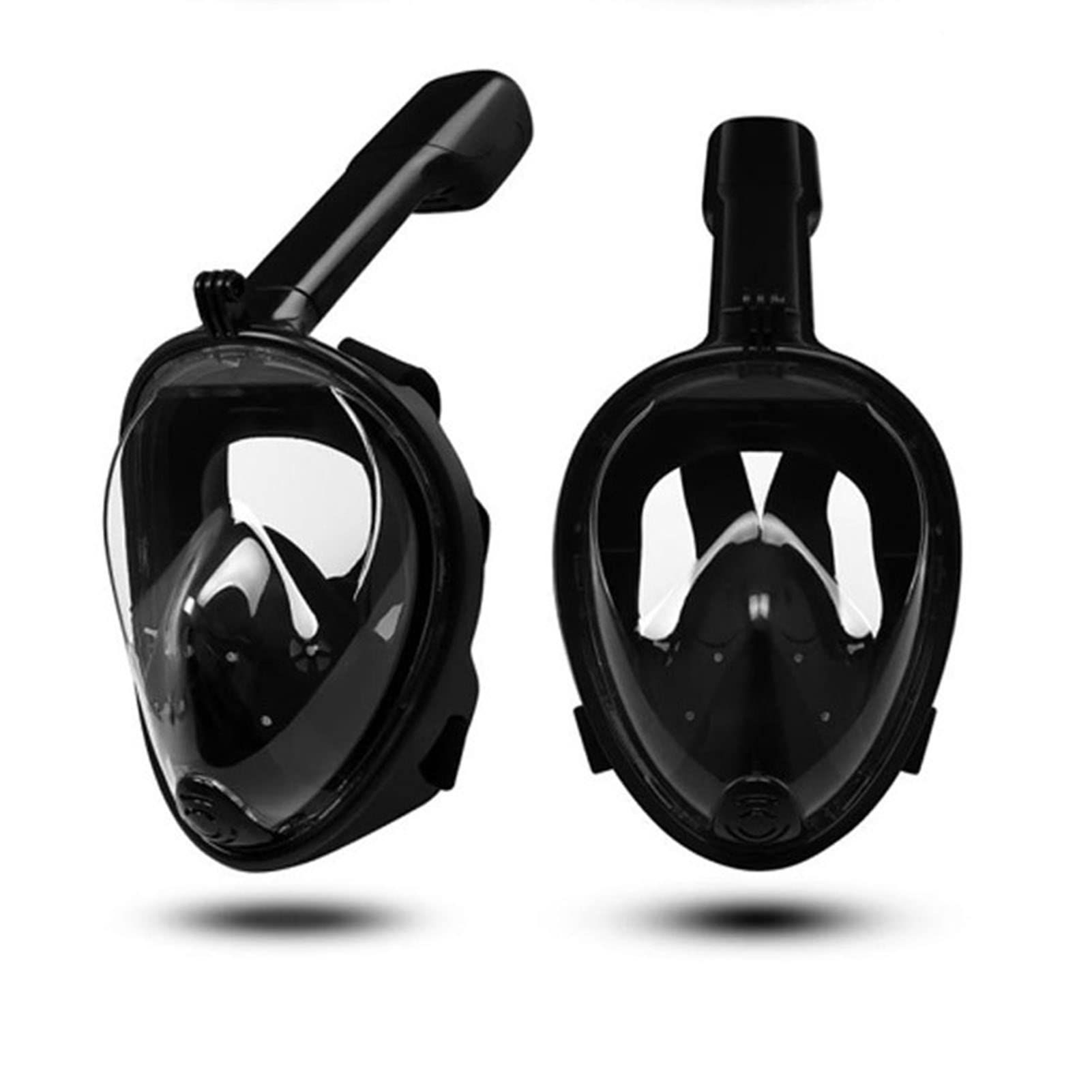 Full Face Snorkel Mask, Anti Fog Diving Mask 180 Degree Panoramic View Leakproof Snorkeling Gear for Kids and Adults — image 4