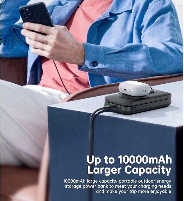 CHOETECH B750 Qi2 Certified 3-in-1 magnetic charger Stand with 10000mAh battery โ image 5