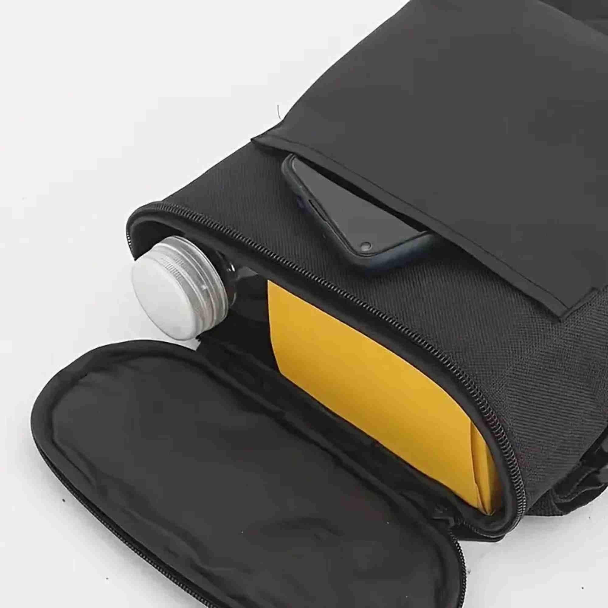 Bicycle Hanging Bag Front Handlebar Organizer Placement Bag For Bike Storage - Black โ image 6