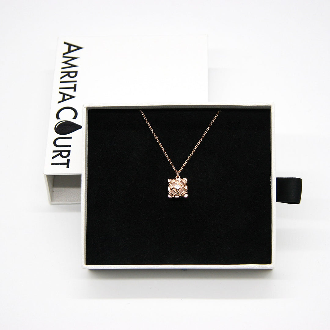 Gift Box - Chest Rose Gold Aroma Necklace + Purify Oil Blend โ image 4