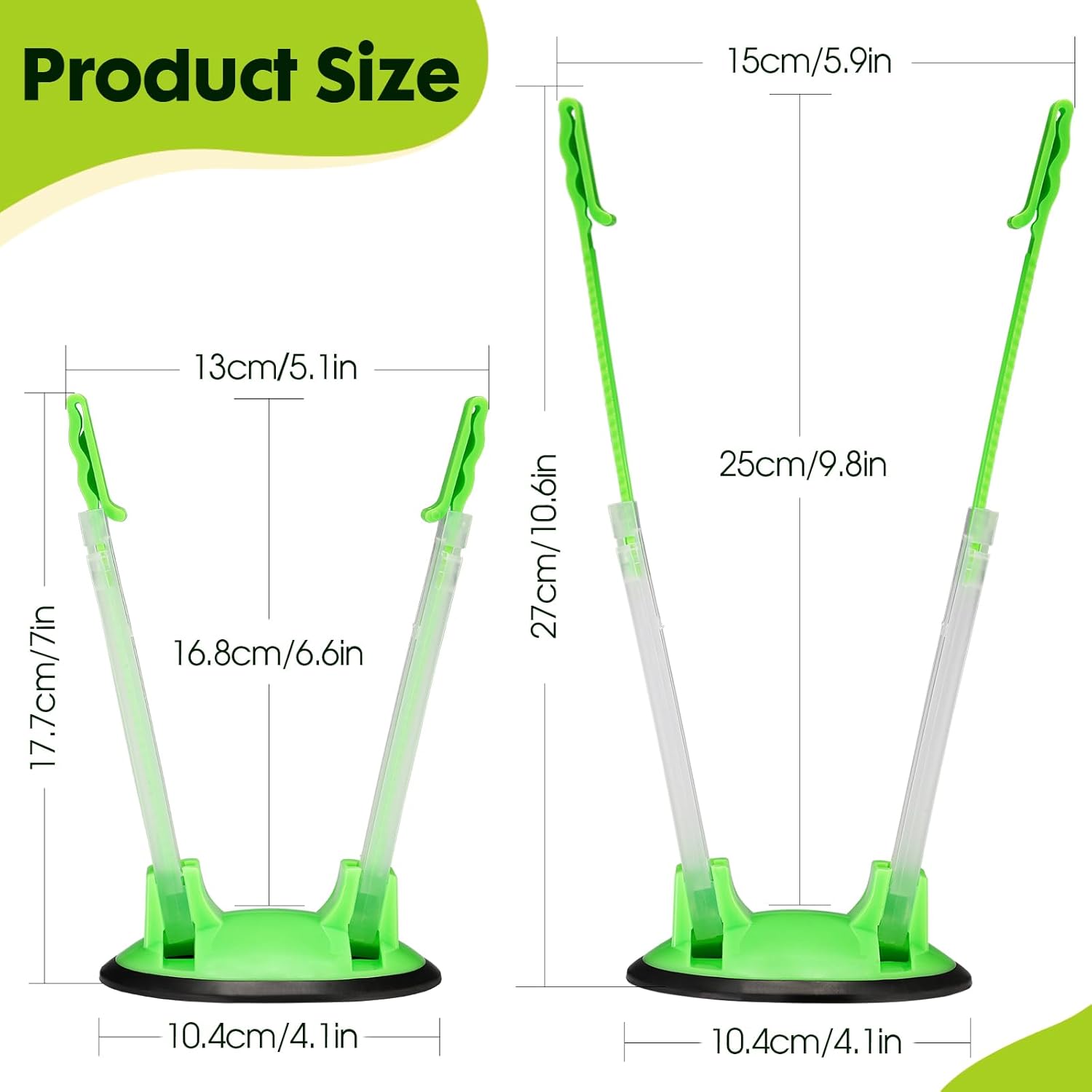 Baggy Rack Holder for Food Meal Prep,Plastic Freezer Bag Holder Stand for Filling, Adjustable Food Storage Bag Holders,Gallon Bag Holder (Pack of 4) — image 2