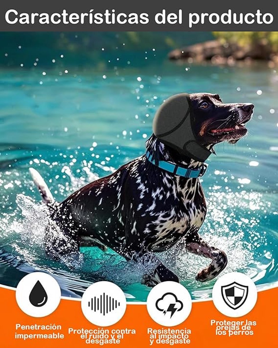 Dog Earmuffs - Noise-Reducing Earmuffs - Comfortable Headband - Shock Resistant - Lightning Protection - Waterproof - M — image 5