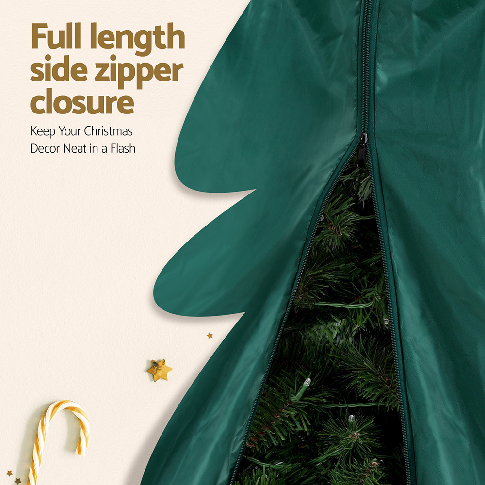 Jingle Jollys Christmas Tree Storage Bag Fits Up to 9ft Tree Xmas Bag Green โ image 5