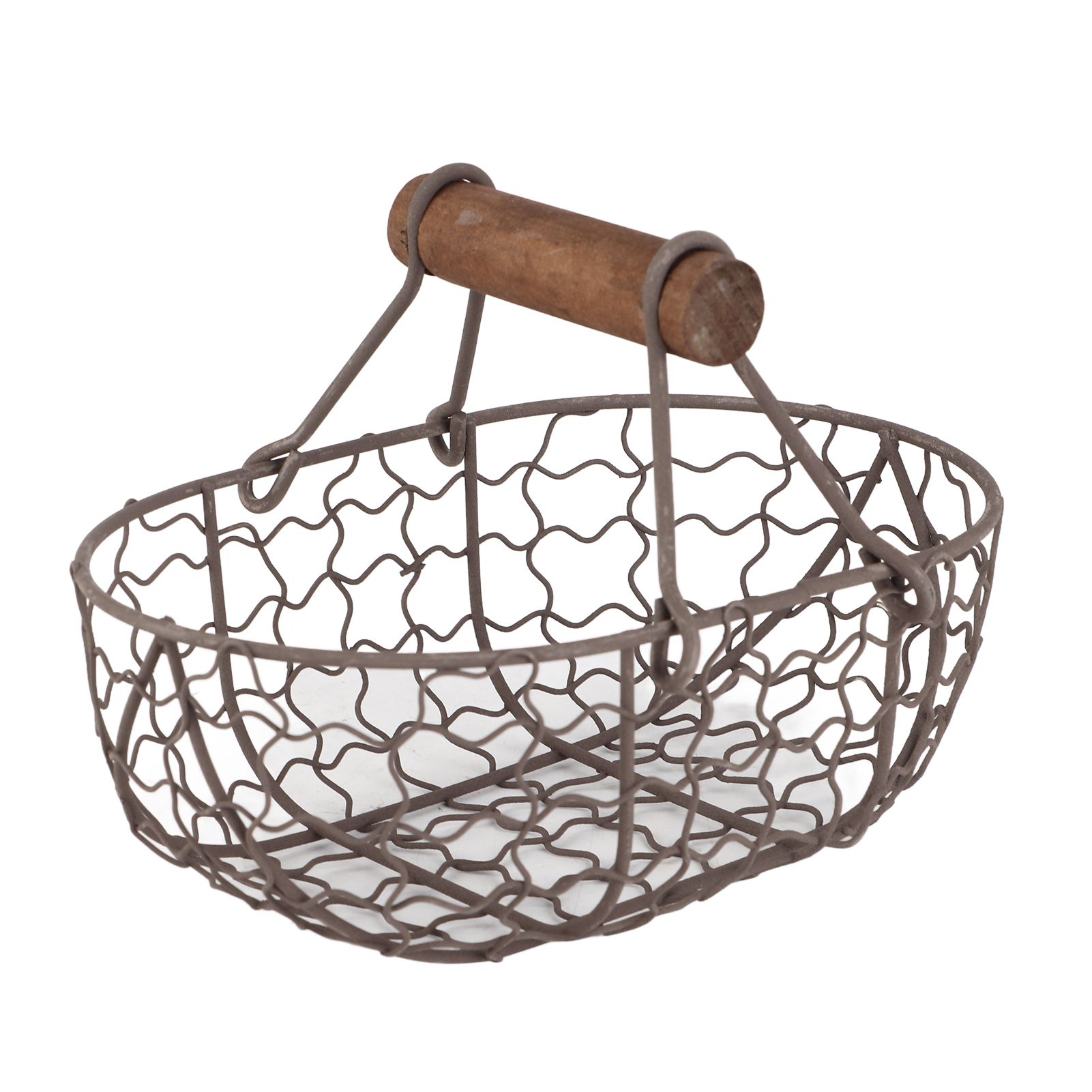 2pcs Flower Girl Basket Wedding Flower Baskets Metal Baskets Home Decor — image 6