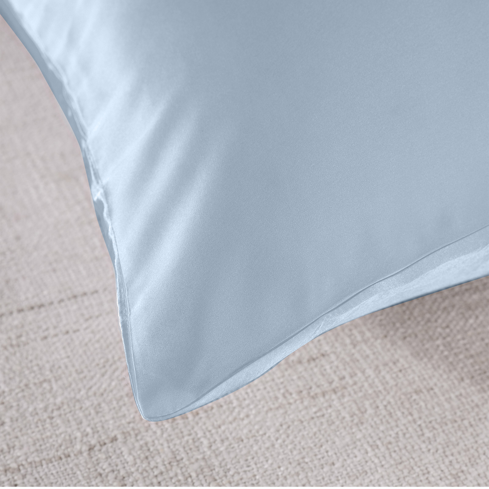 Royal Comfort Pure Silk Pillow Case 100% Mulberry Silk Hypoallergenic Pillowcase - Soft Blue โ image 3