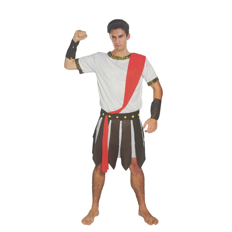 Men's Caesar Costume Roman Fancy Dress Party — image 2