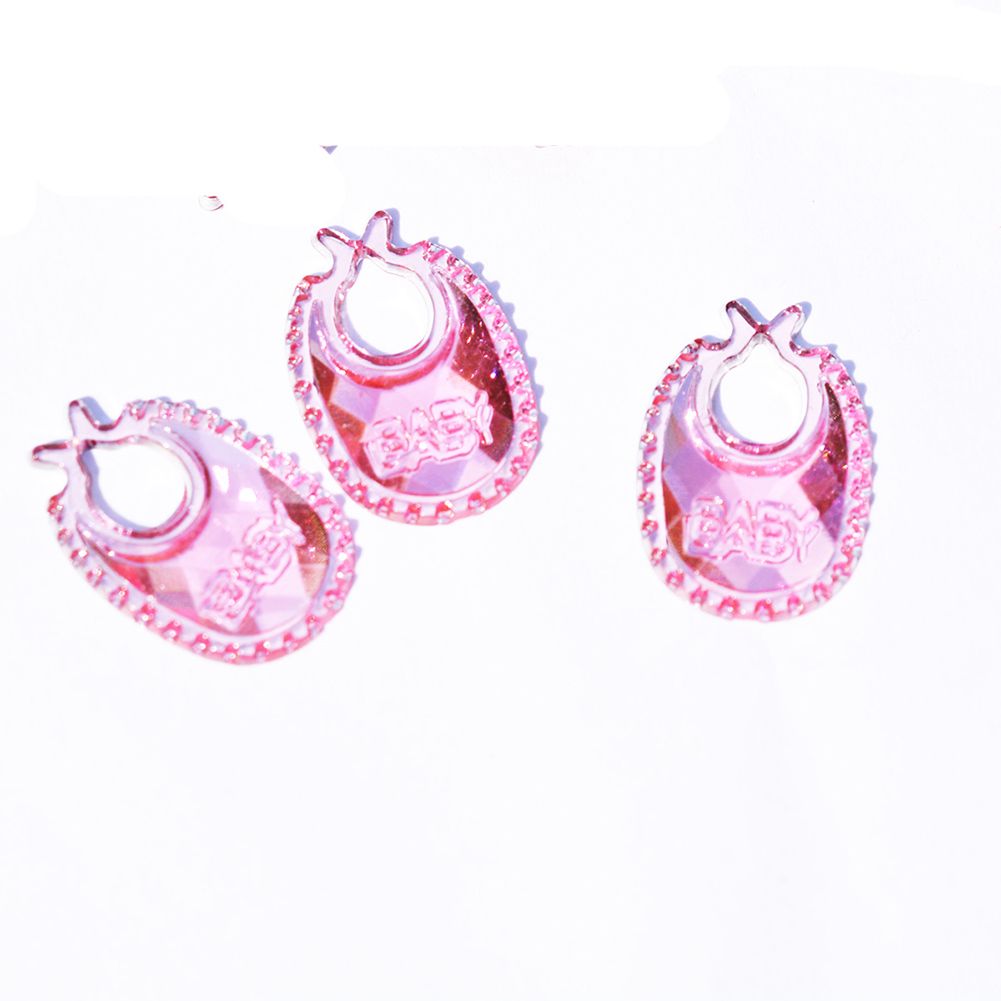 100pcs Baby Shower Birthday Party Gift Decoration Toy Accessories (Pinkbib) โ image 6