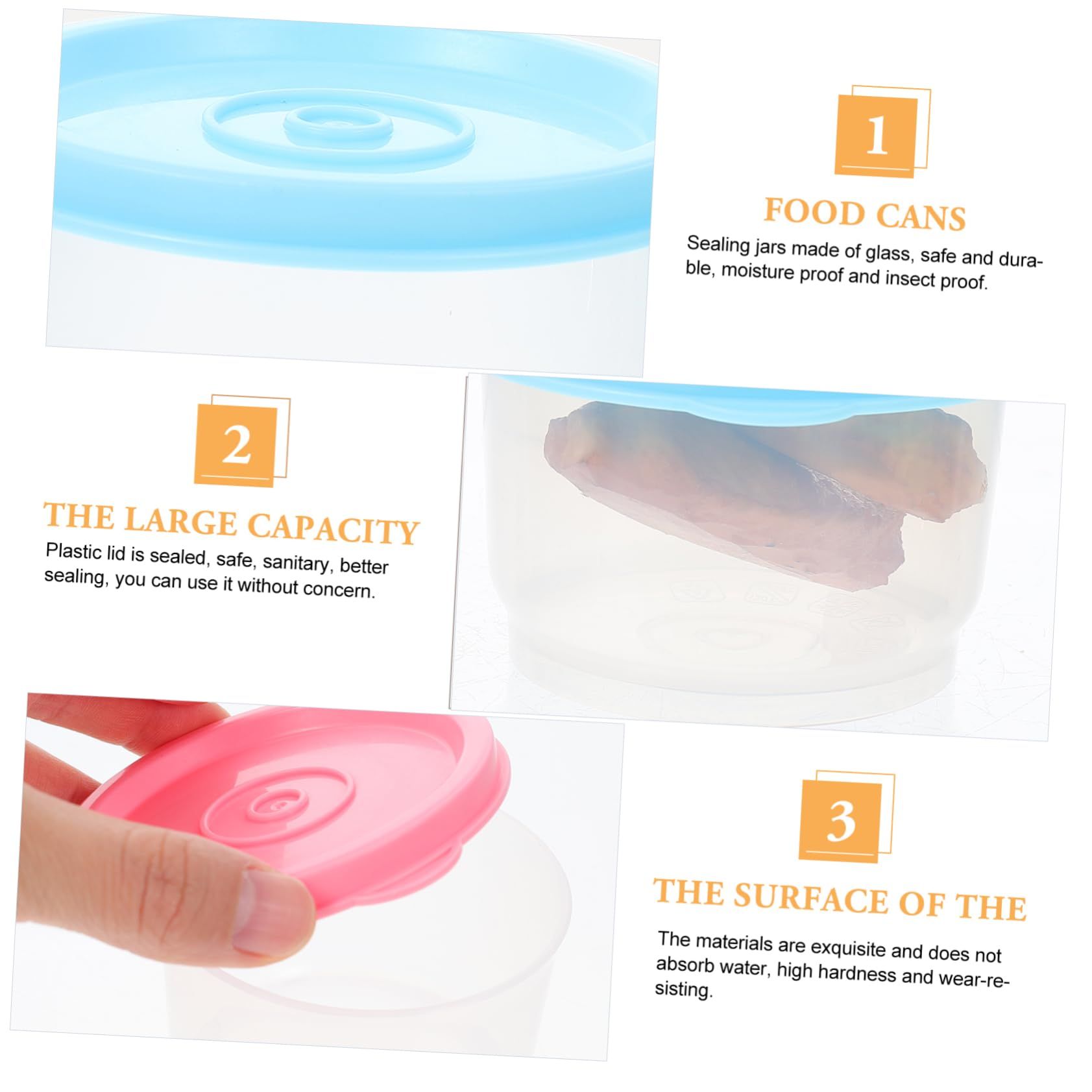 Containers 12 pcs Baby Food Storage Jars Baby Food Containers Reusable Small Baby Food Crisper 150ml Freezer Storage โ image 4
