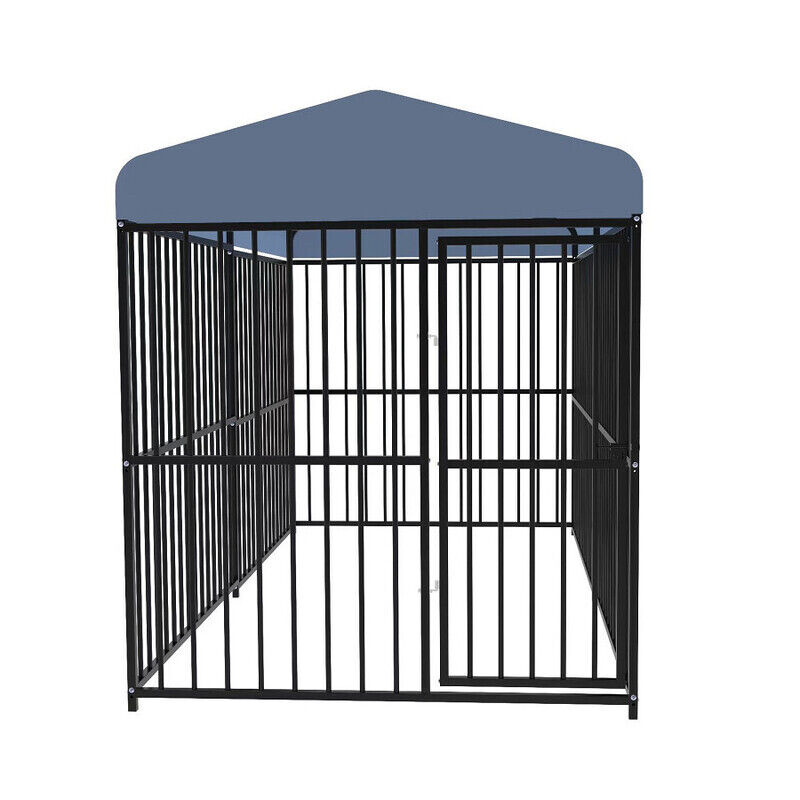 Pawhub Heavy Duty Dog Cage Black Metal Kennel Indoor Outdoor 3M — image 2