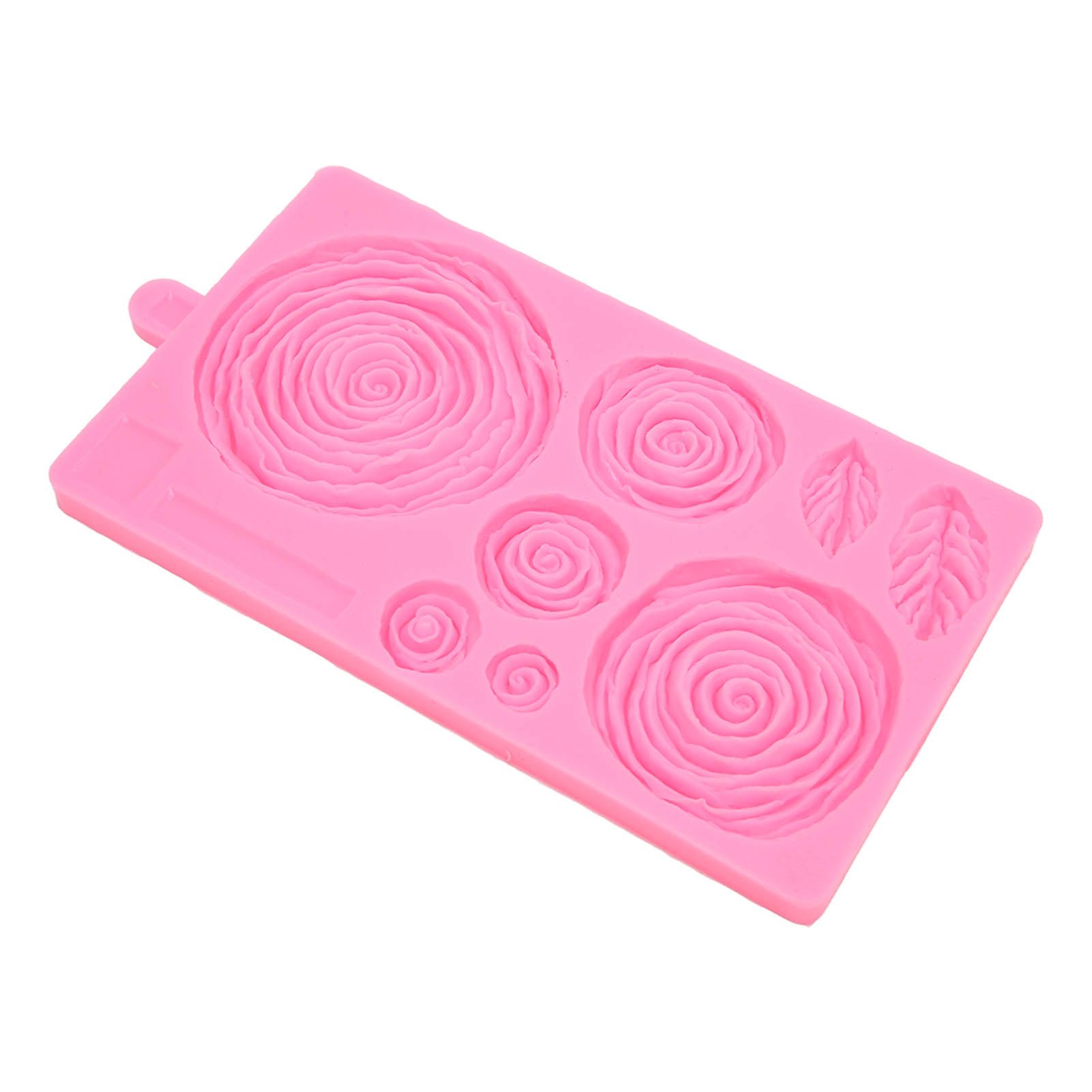 Roses Mold Stick Proof Toxic Free Odorless Dishwasher Safe Silicone Leaf Flower Mould for DIY Cake Chocolate β image 3