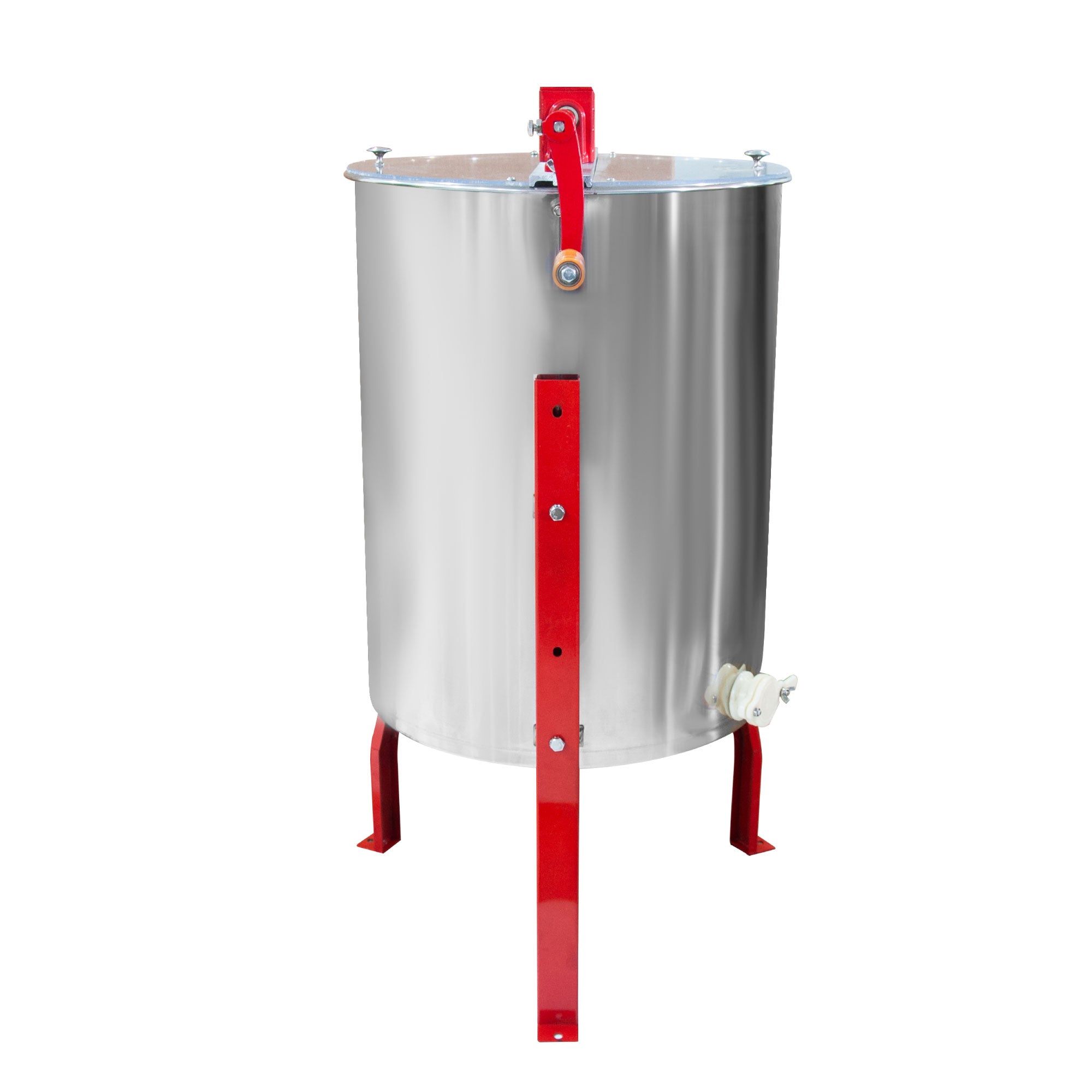 3 Frame Honey Extractor Stainless Manual Spinner Crank Honey Bee Hive Beekeeping — image 2