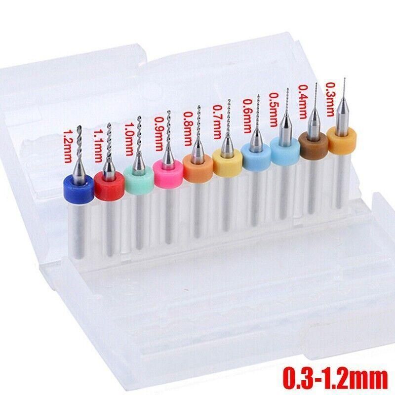 10X Tungsten Steel Micro Drill Bits 0.1-1.2mm for Rotary Tool - 0.1-1MM — image 6