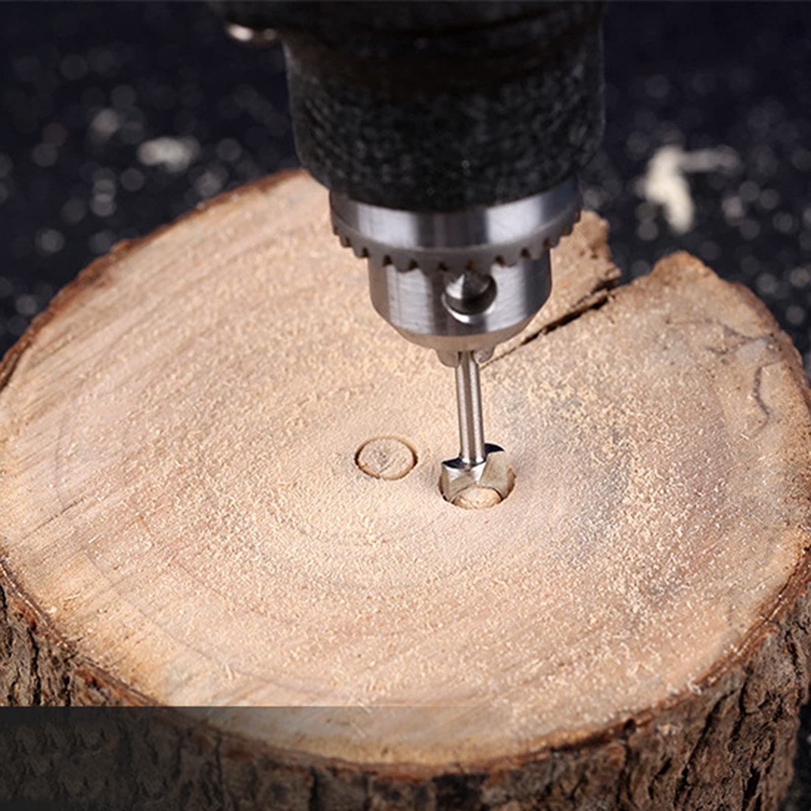 5pcs Woodworking Drill Bits Engraving Cutter Milling Root Wood Carving Tool Kit it is sturdy and durable for long term use — image 3