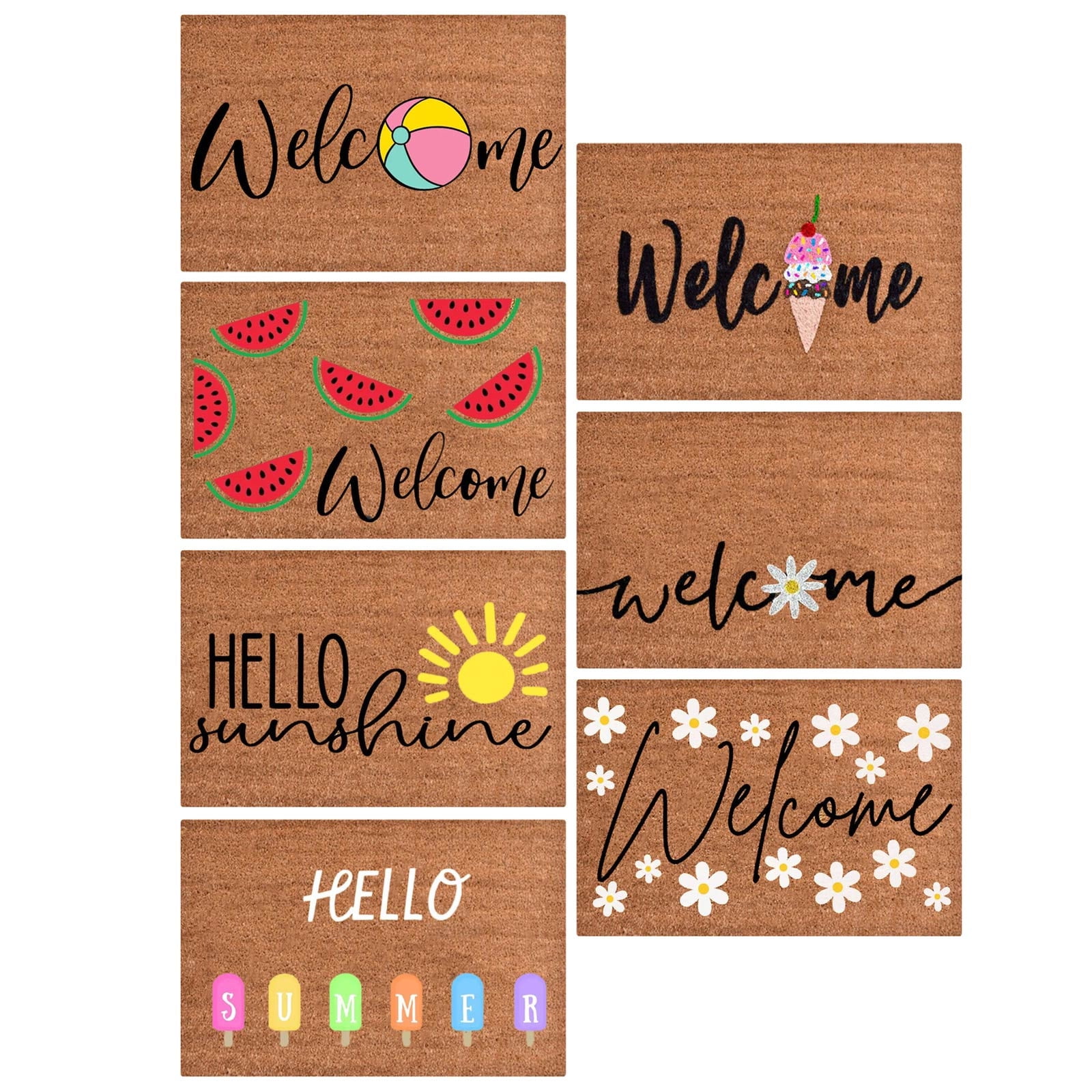 16x24 inch Doormats for Outdoor Entrance Home Waterproof Floor Mat Outdoor Rug Front Door Spring Mat Floor Decor Outdoor Summer Decor Spring Rugs Mat for Front — image 5