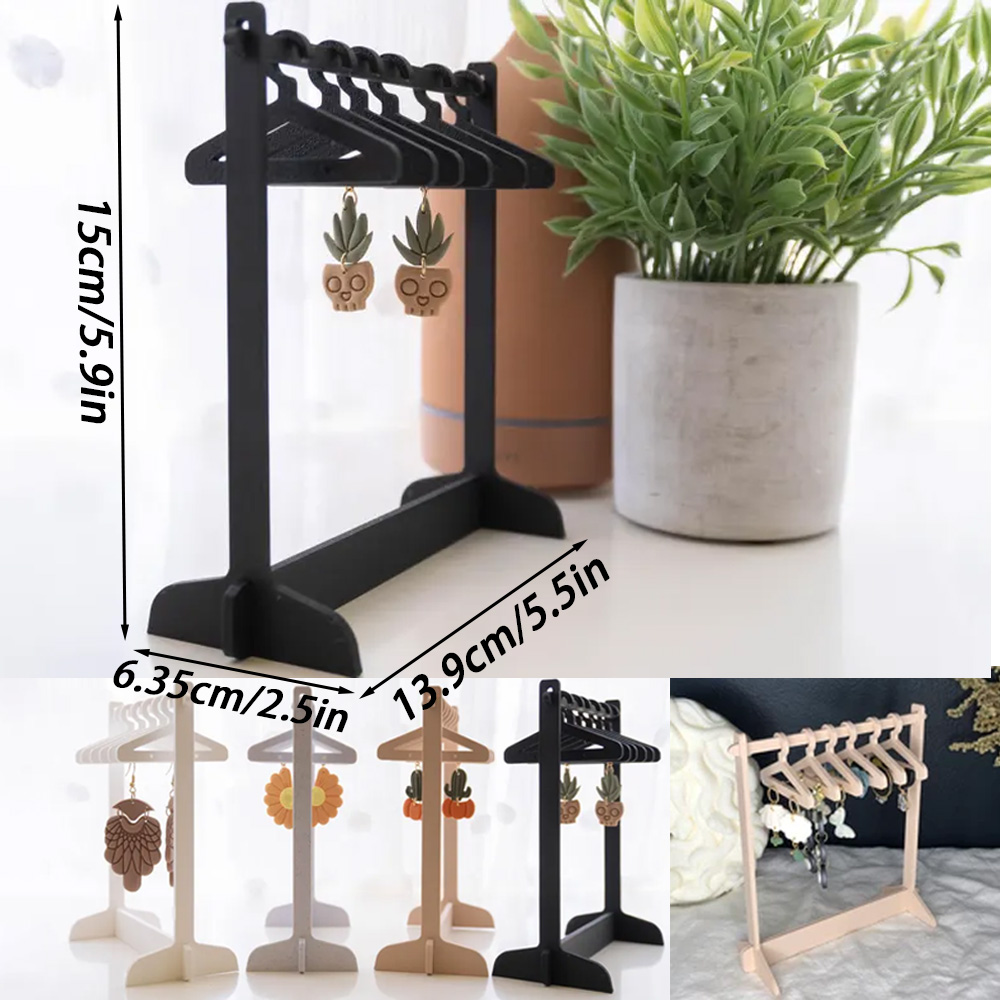 Earring Holder,Earring Display, Earring Hanger, Jewelry Display Jewelry hanger Multiple style hangers available, clothing rack for earrings(White) — image 6