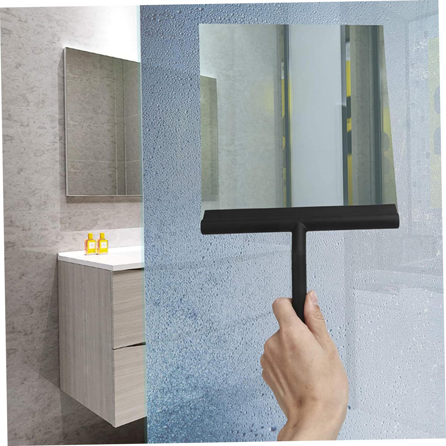 Squeegee for Glass Door Window Squeegee with Handle All-Purpose Squeegee Cleaner with Hook for Mirrors Tile โ image 5