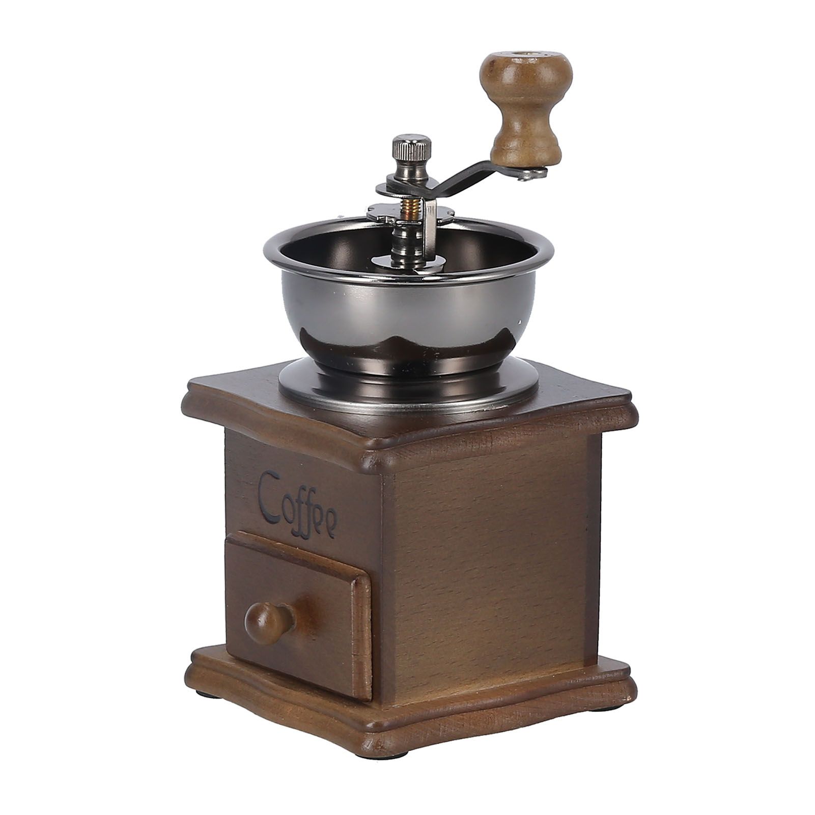 Manual Coffee Grinder Portable Retro Classic Fine Polished Pull Out Coffee Bean Grinder โ image 4