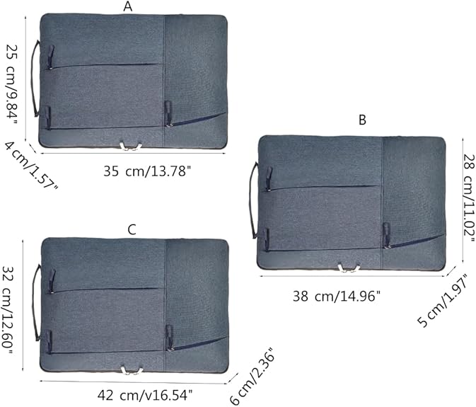 Laptop Case - Suitable for 13/14/15.6 inches - Zippered Laptop Case - Laptop Sleeve - Waterproof Oxford Cloth - Scratch and Wear Resistant, Easy to Carry โ image 4