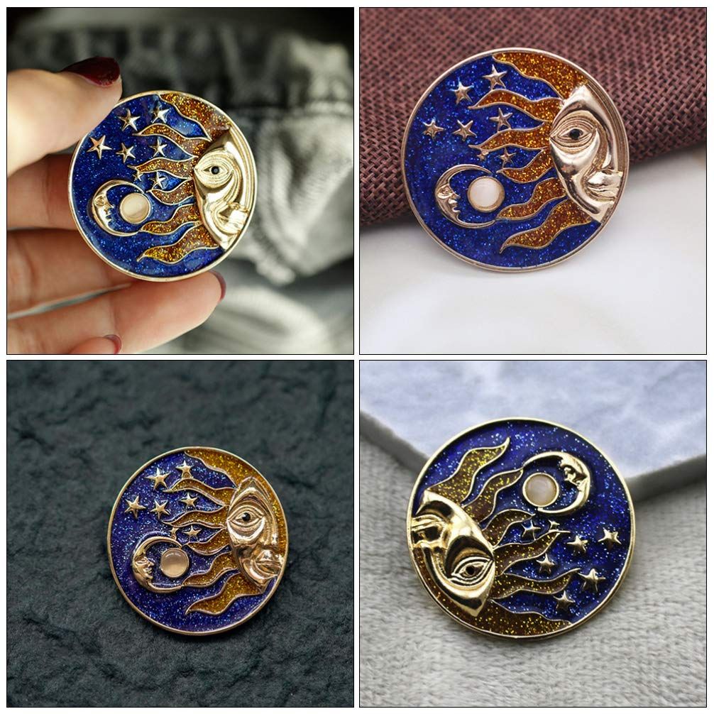 Vintage Brooch Retro Brooch Clothes Decoration Fashionable Brooches Performance Accessory Scarf Decoration Delicate Design — image 2