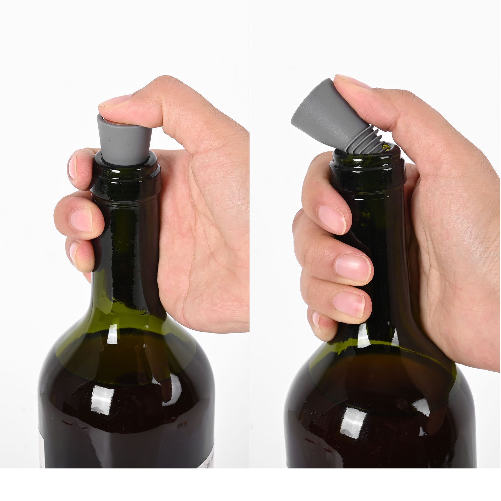 Multicolor Silicone Wine Stopper for Glass Bottles — image 2