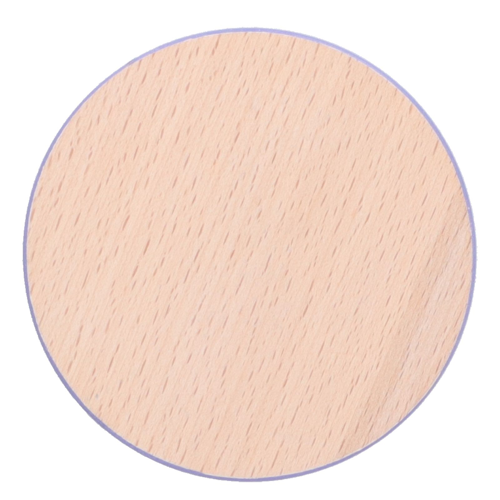 Round Wood Coaster Placemat Round Heat Resistant Drink Mat Cup Pad for Home KitchenPurple โ image 4