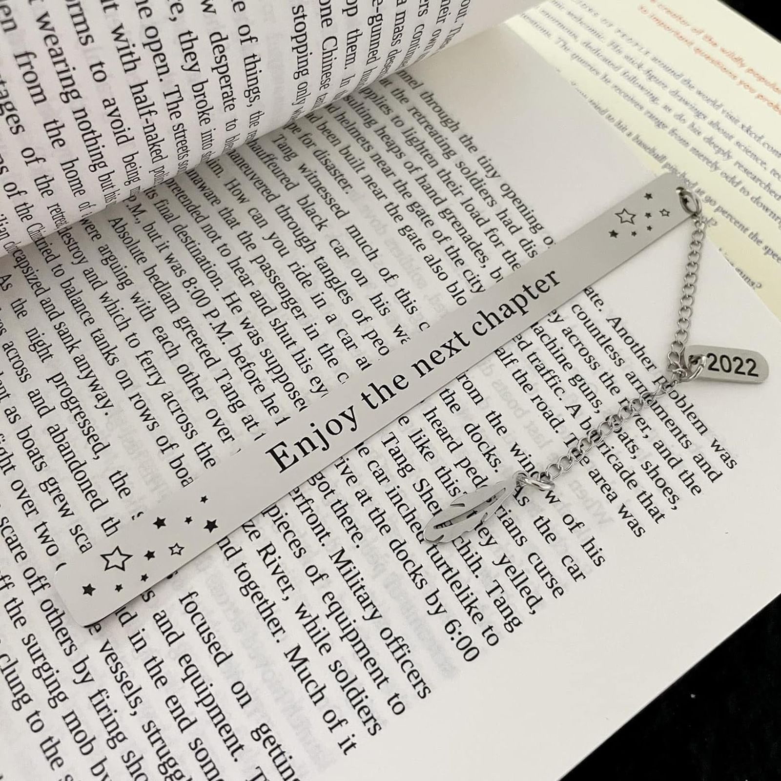 Enjoy The Next Chapter Bookmark for Book Lover Class of 2024 Graduation Gifts for Her Him High School Student Coming — image 2