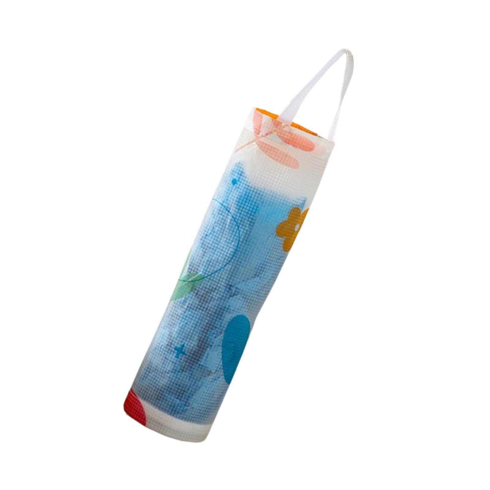 Reused Grocery Bag Shopping Plastic Bags Dispenser Wall Mount Hanging Storage Trash Hanging Bag Kitchen