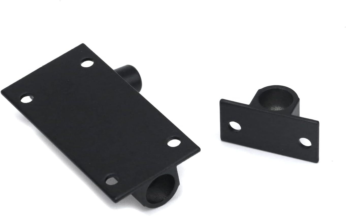 Black Barrel Bolt Lock Aluminum Alloy Slide Bolt Latch 2 Inch Door Latch Lock Security Sliding Lock with Screws Pack of 4