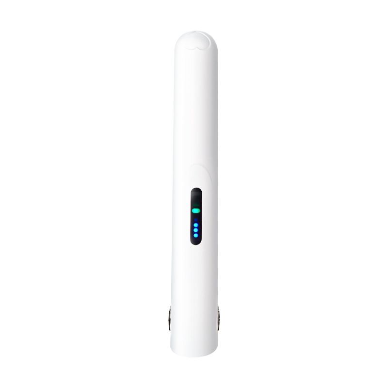 Cordless Hair Straightener 2 in 1 Mini Curler and Flat Iron Ceramic Portable USB Rechargeable Travel Hair Styler for Women Men with Pouch (White 19.5 × 2cm) — image 2
